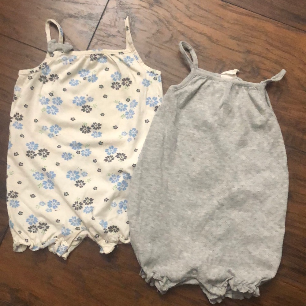 H&M rompers 4-6months